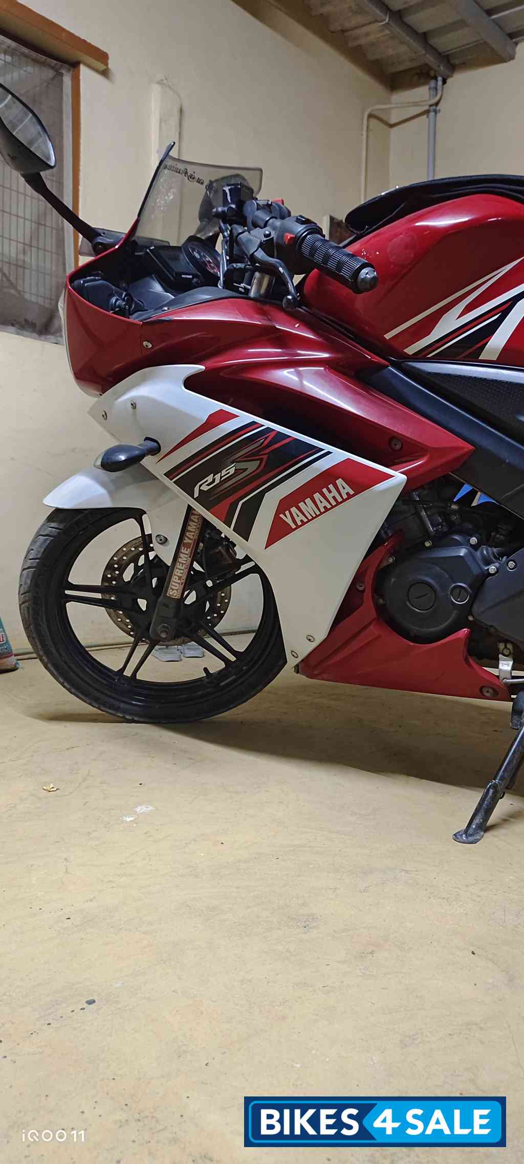 Red Yamaha YZF R15 S