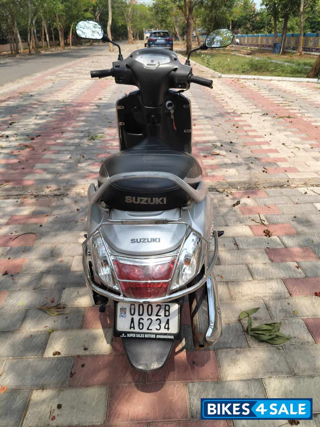 Silver Suzuki Access 125
