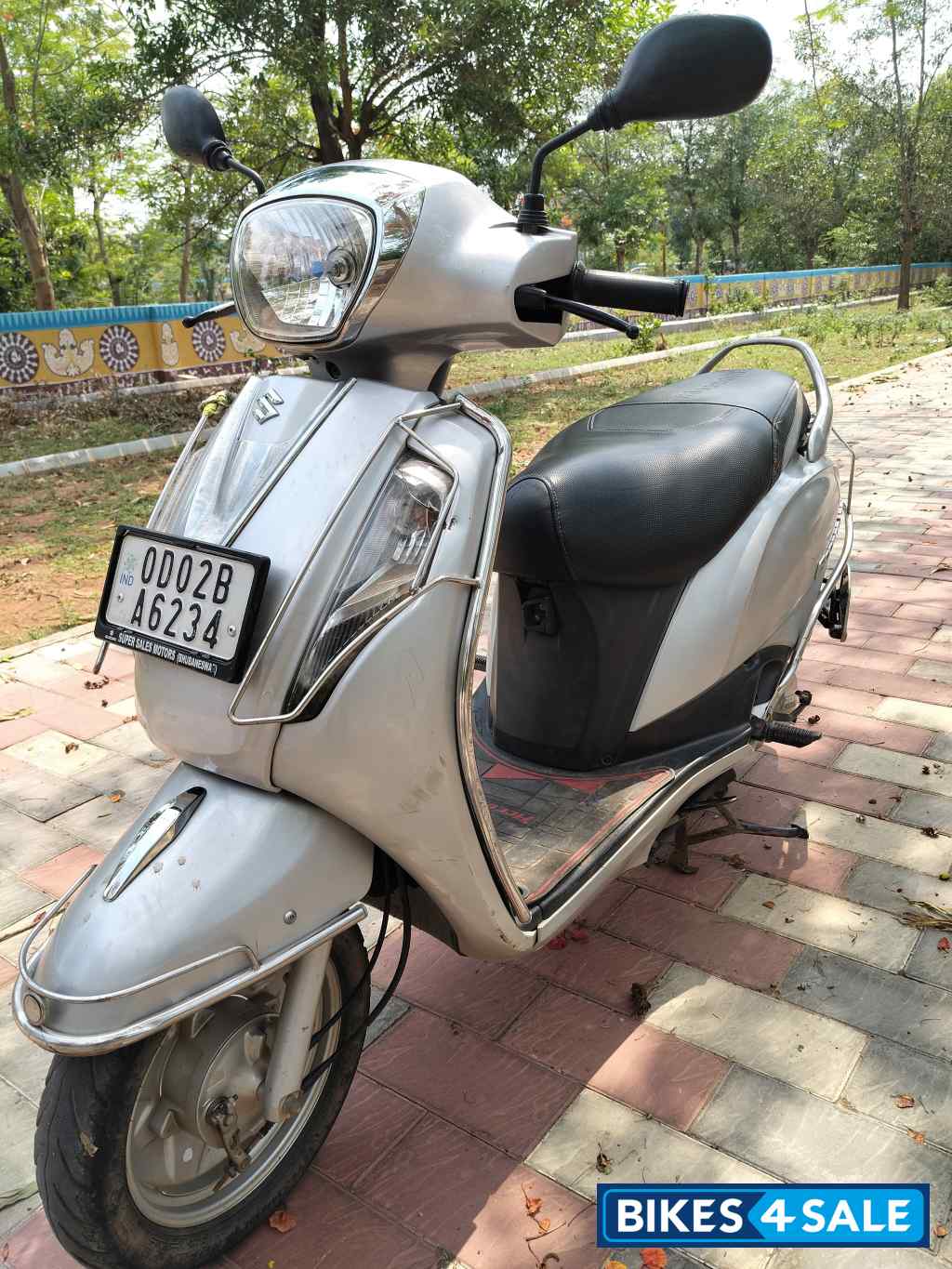 Silver Suzuki Access 125