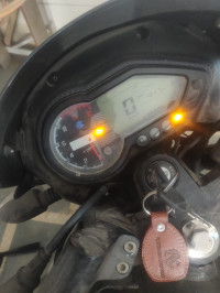 Black Silver Bajaj Pulsar AS 150