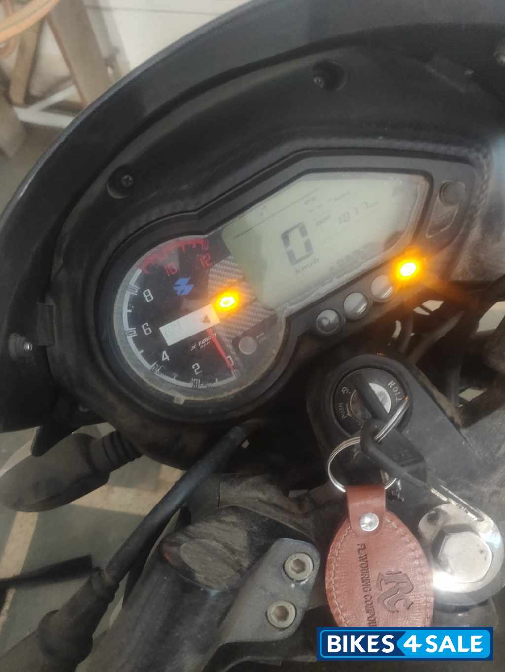 Black Silver Bajaj Pulsar AS 150