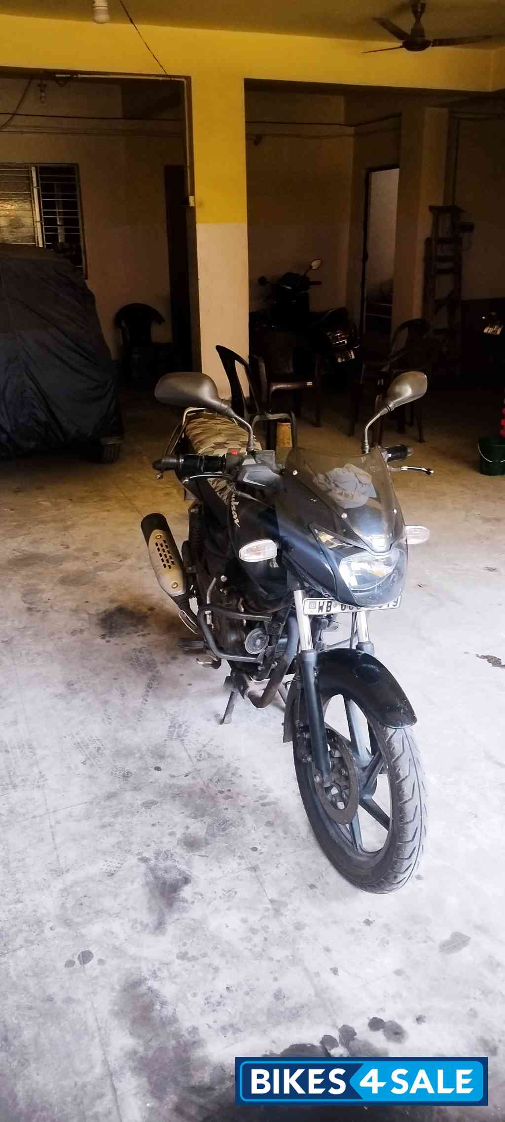 Black Platinum Silver Bajaj Pulsar 125 Neon