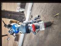 Blue/white Honda CB350 DLX