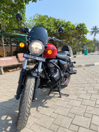 Red Royal Enfield Meteor 350 Fireball