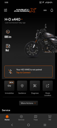 Black Harley Davidson X440 S