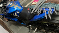 Blue Suzuki Gixxer SF