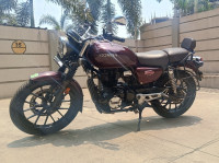 Maroon Honda 2023 CB350 Hness DLX Pro