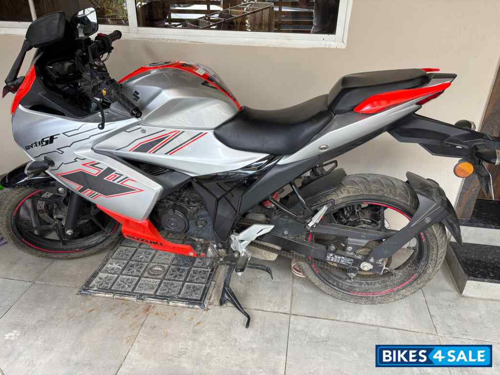 Orange Grey Suzuki Gixxer SF BS6