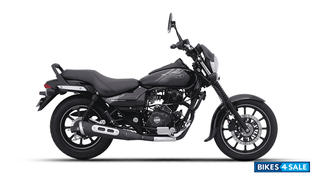 Ebony Black Met Bajaj Avenger Street 160 BS6