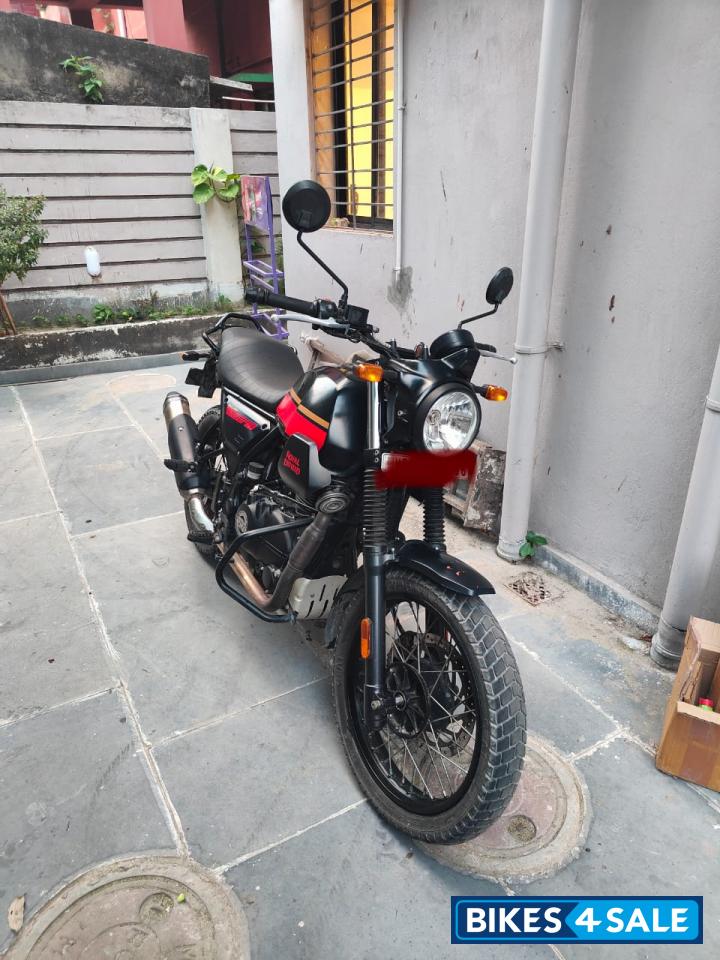 Black & Red Royal Enfield Scram 411
