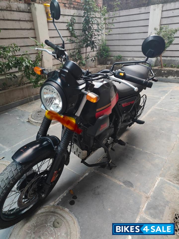 Black & Red Royal Enfield Scram 411