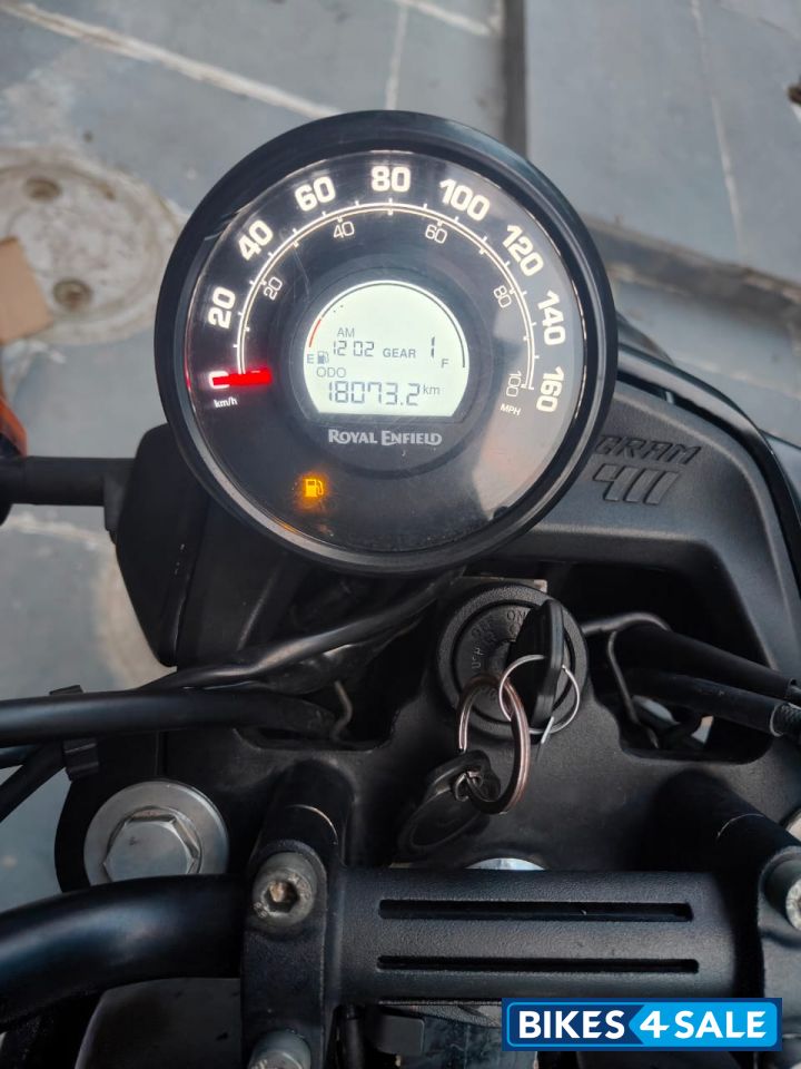 Black & Red Royal Enfield Scram 411