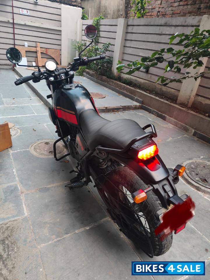 Black & Red Royal Enfield Scram 411