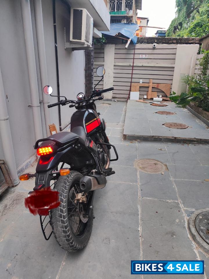 Black & Red Royal Enfield Scram 411