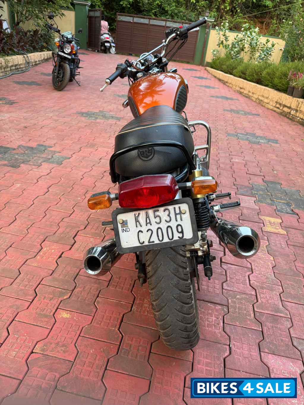 Orange Crush Royal Enfield Interceptor 650 Twin