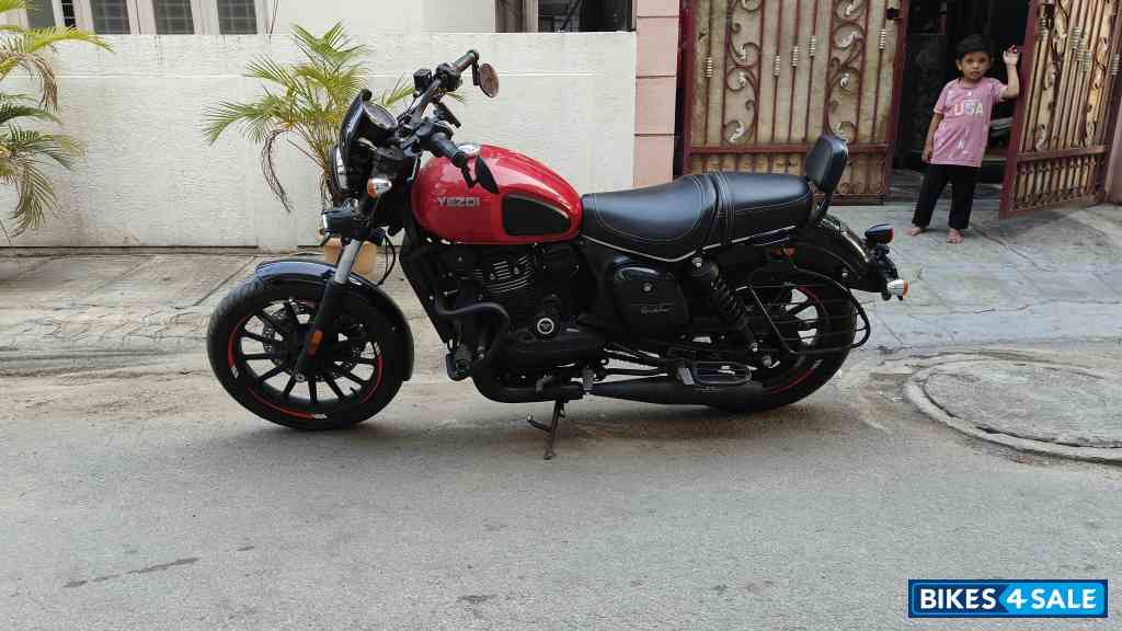 Tornado Red Yezdi Roadster Dark