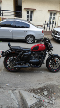 Tornado Red Yezdi Roadster Dark