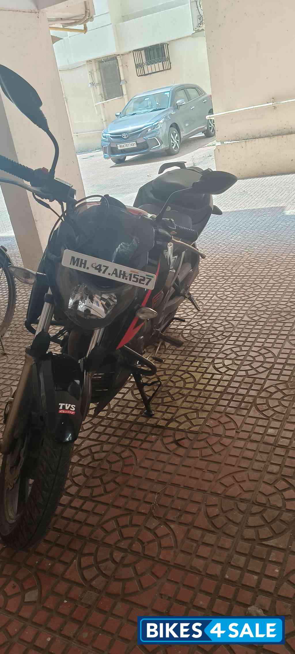 Red Black TVS Apache RTR 200 4V