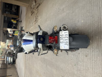 White-blue Yamaha Fazer