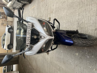 White-blue Yamaha Fazer