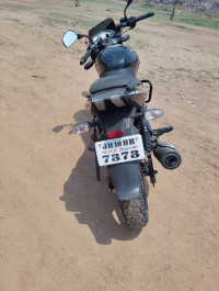 Black & Red Bajaj Pulsar 150 Twin Disc