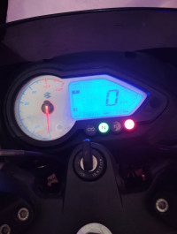 Black & Red Bajaj Pulsar 150 Twin Disc