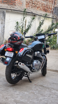 Downtown Drag Grey Royal Enfield Interceptor 650 Twin