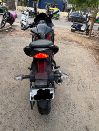 Black With Red Graphics Suzuki Gixxer SF