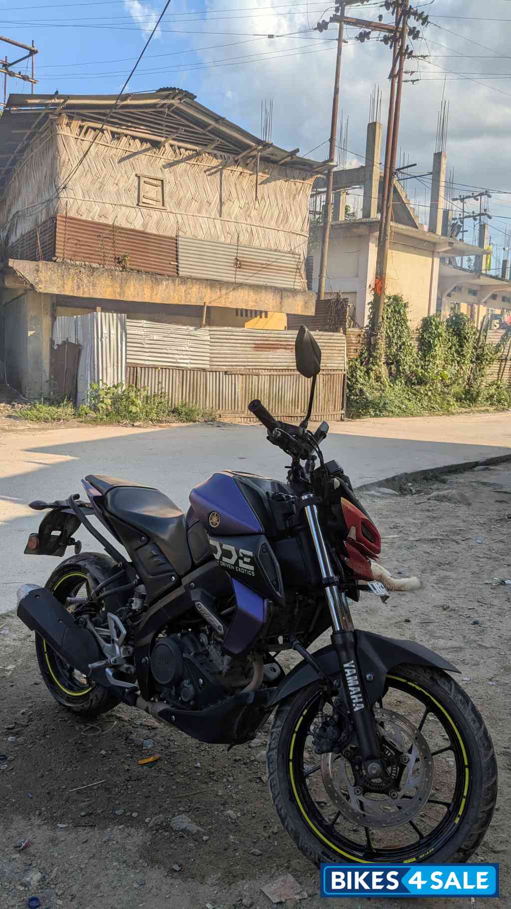 Purple Wrapped Yamaha MT-15
