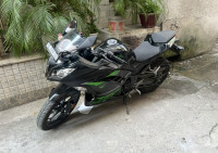 Ebony Black Kawasaki Ninja 300 BS6 2023