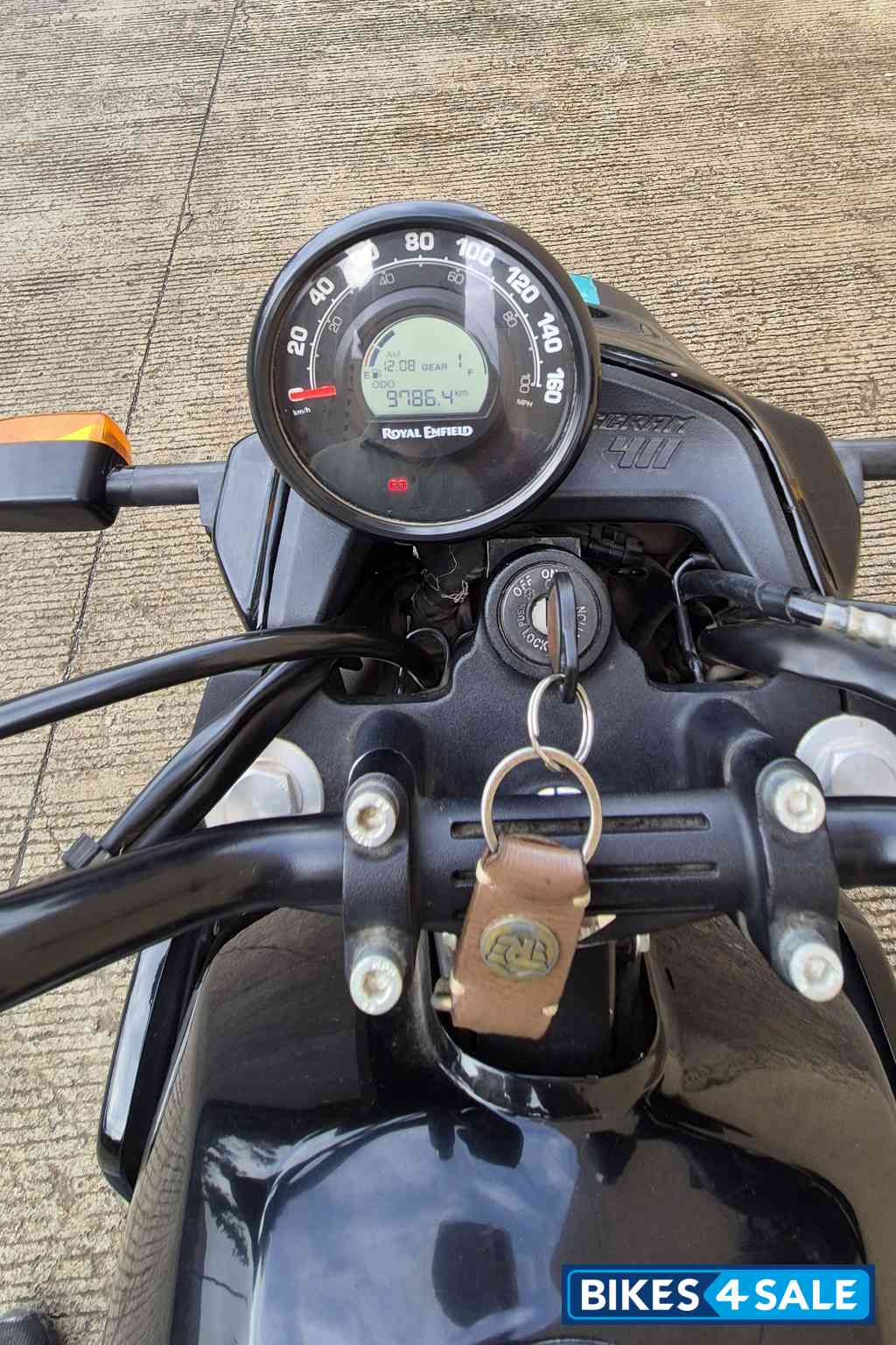 Graphite Blue Royal Enfield Scram 411