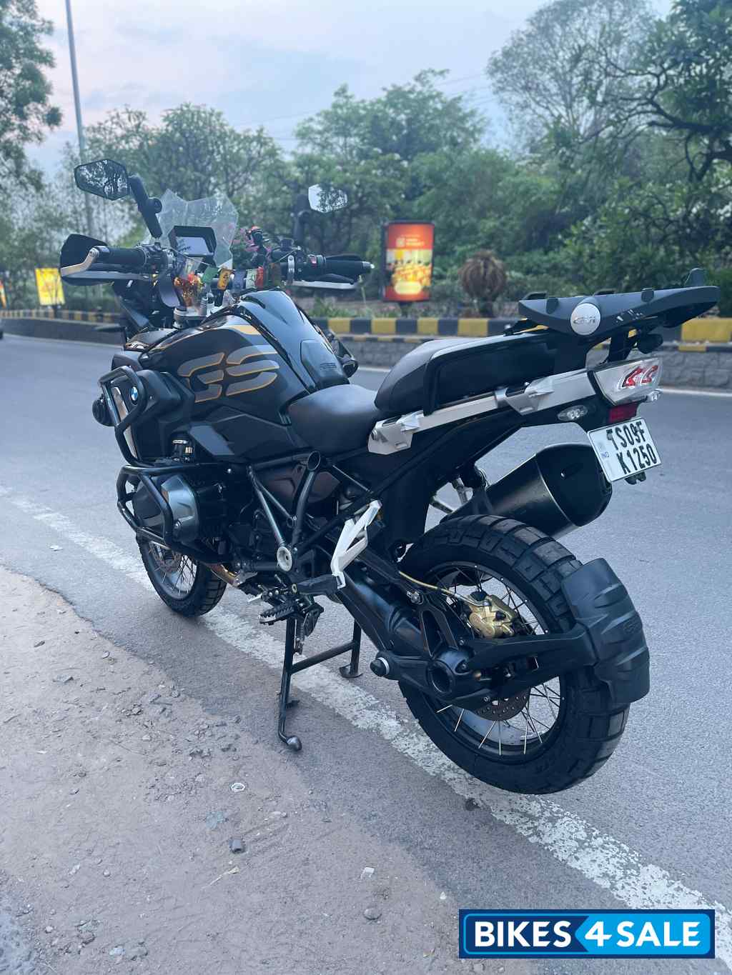 Black BMW R 1250 GS