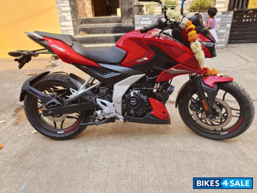 Sport Red Bajaj Pulsar N160 Dual Channel ABS