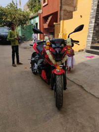 Sport Red Bajaj Pulsar N160 Dual Channel ABS