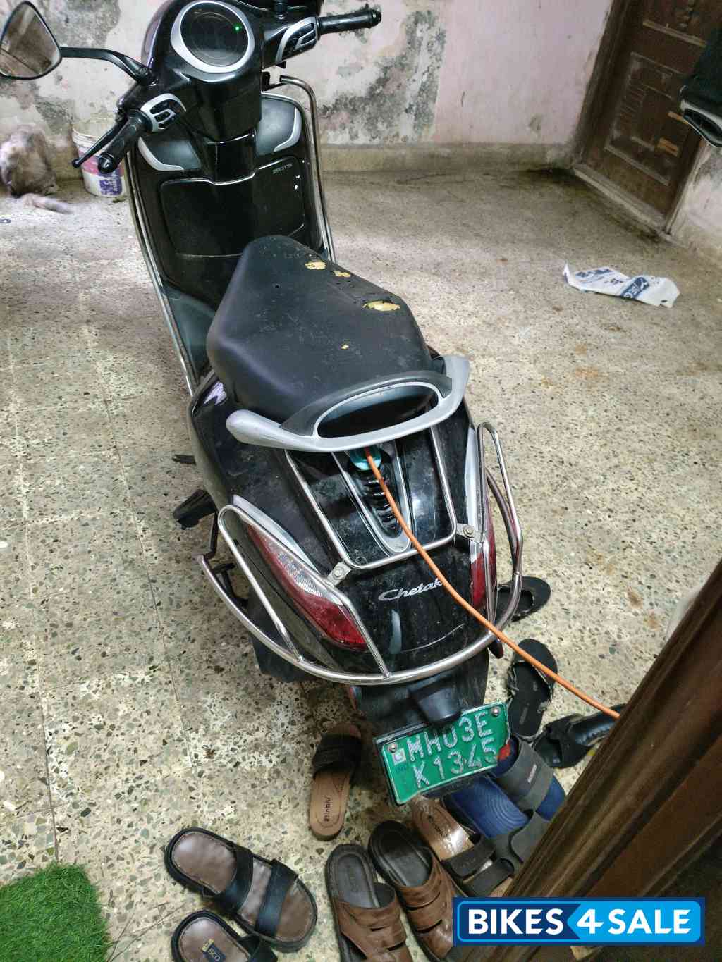 Black Bajaj Chetak Premium