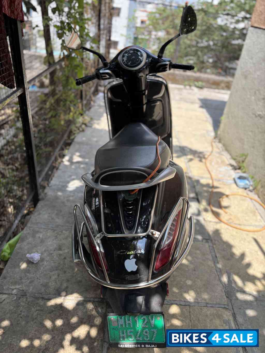 Black Bajaj Chetak Premium