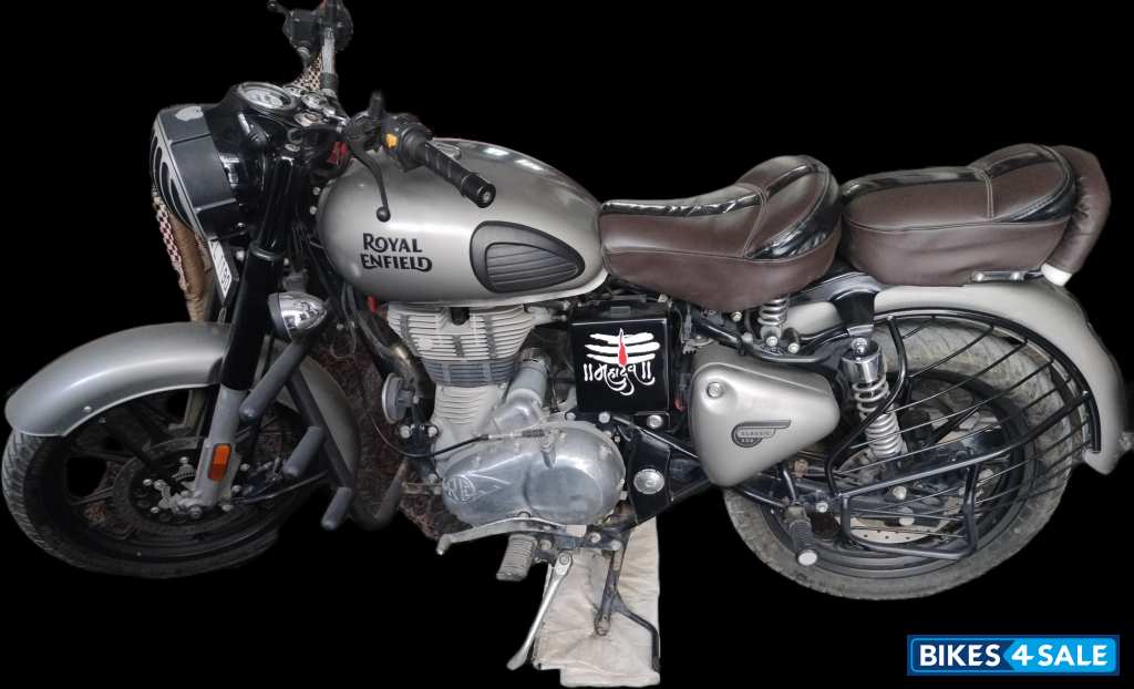 Gun Metal Royal Enfield Classic 350 Dual Channel BS6