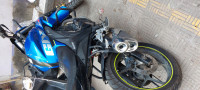 Blue Suzuki Gixxer ABS