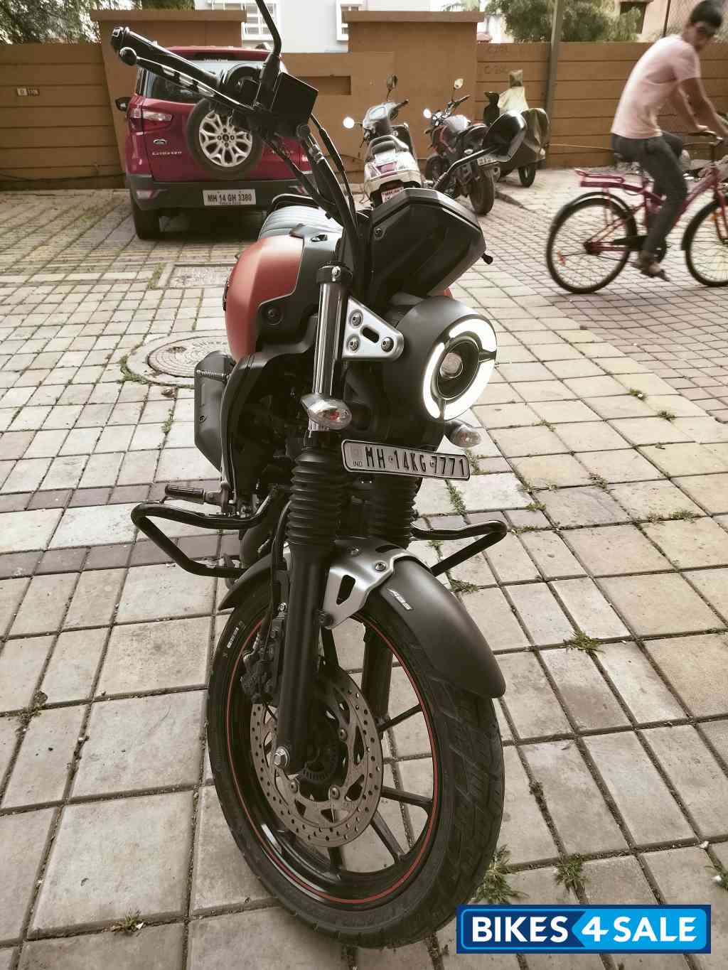 Mat Orange Meta Yamaha FZ-X