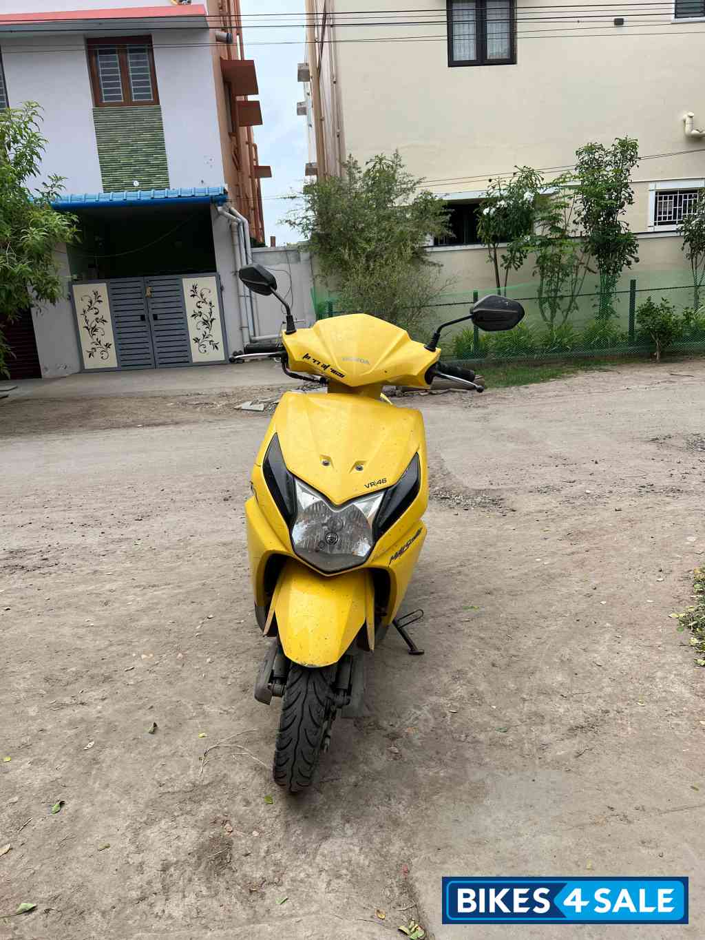 Yellow Honda Dio