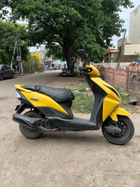 Yellow Honda Dio