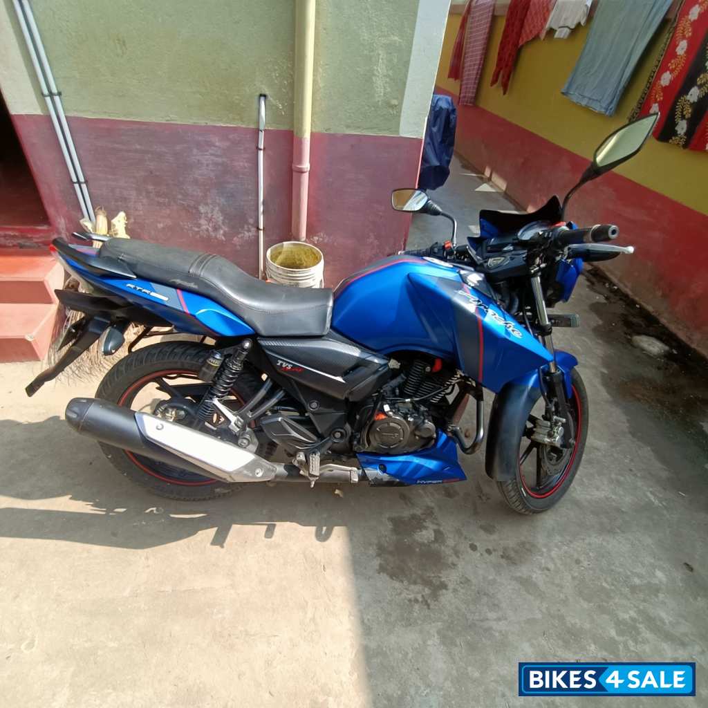 Matt Blue TVS Apache RTR 160