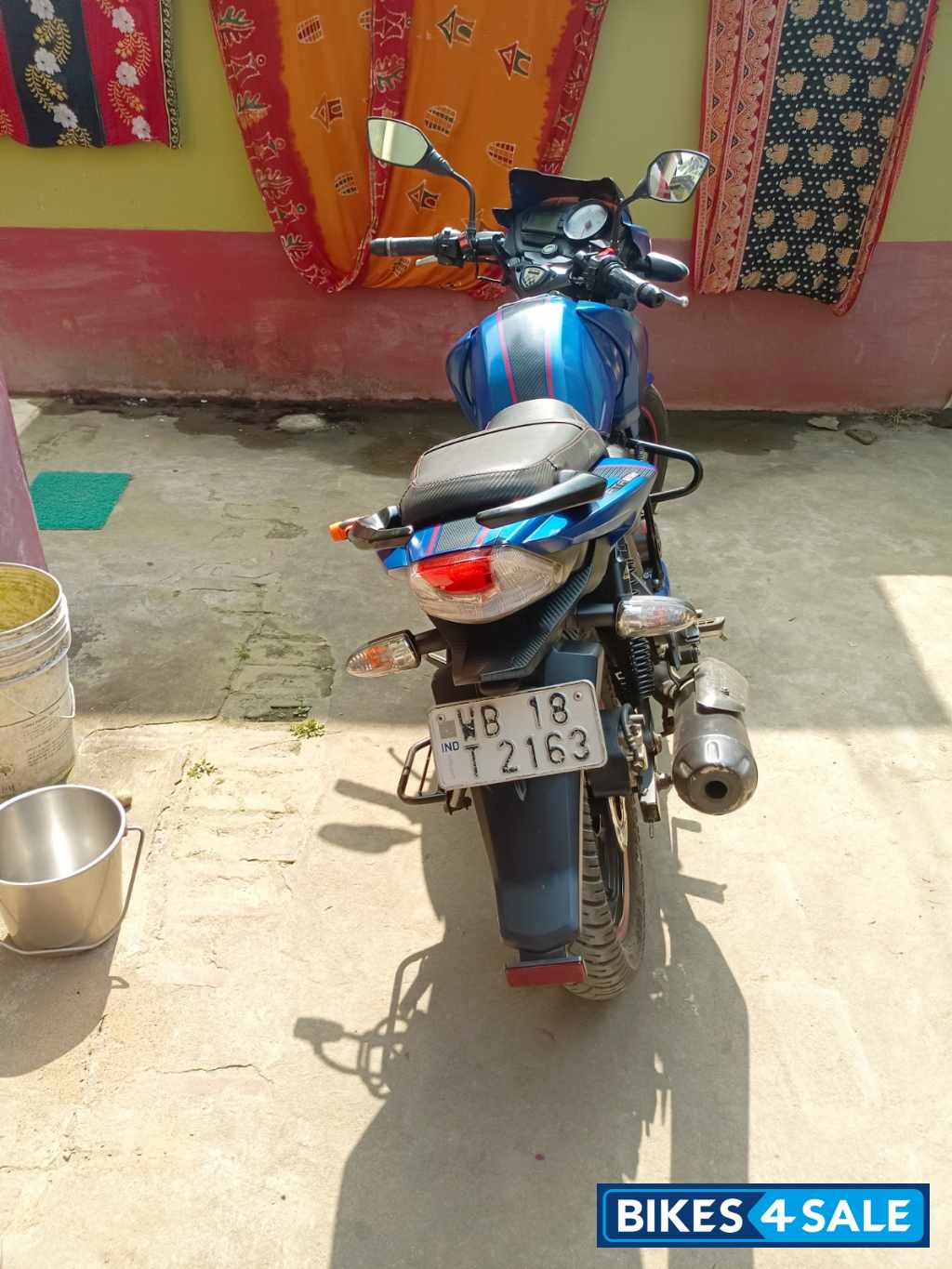 Matt Blue TVS Apache RTR 160