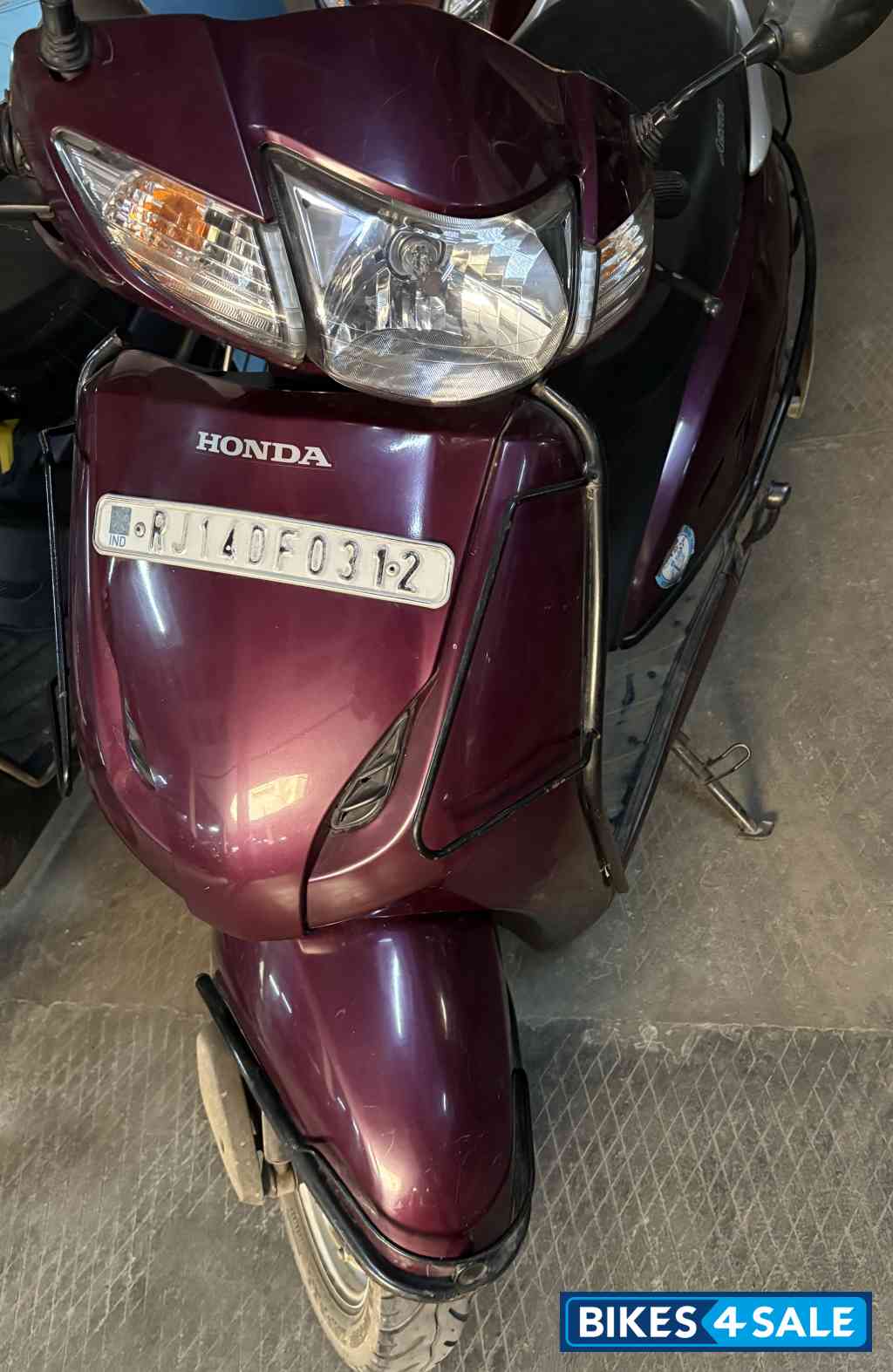 Maroon Honda Activa
