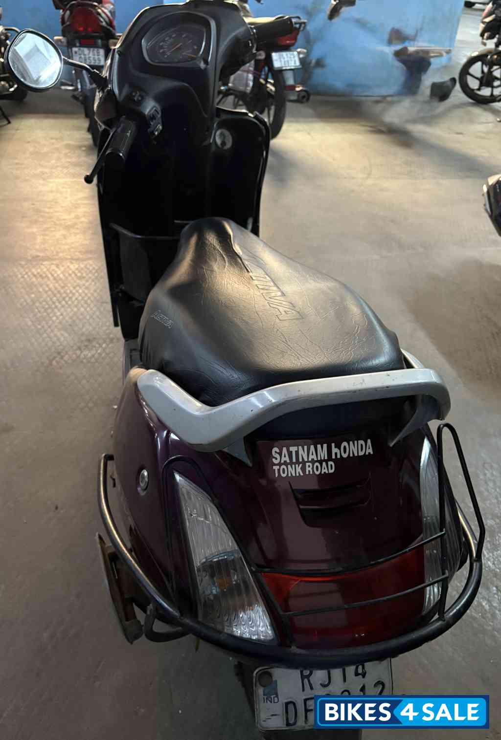 Maroon Honda Activa