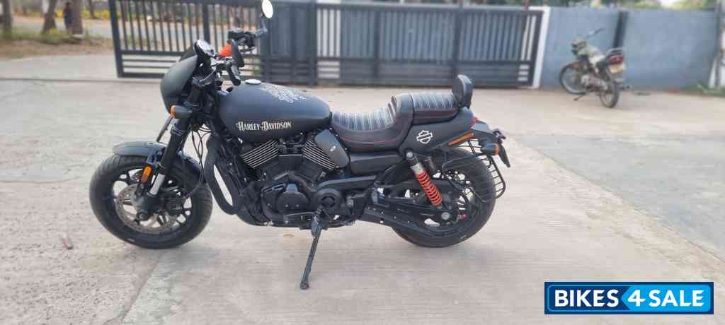 Matte Black Harley Davidson Street Rod