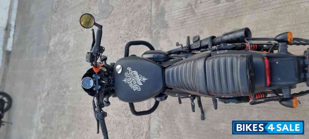 Matte Black Harley Davidson Street Rod