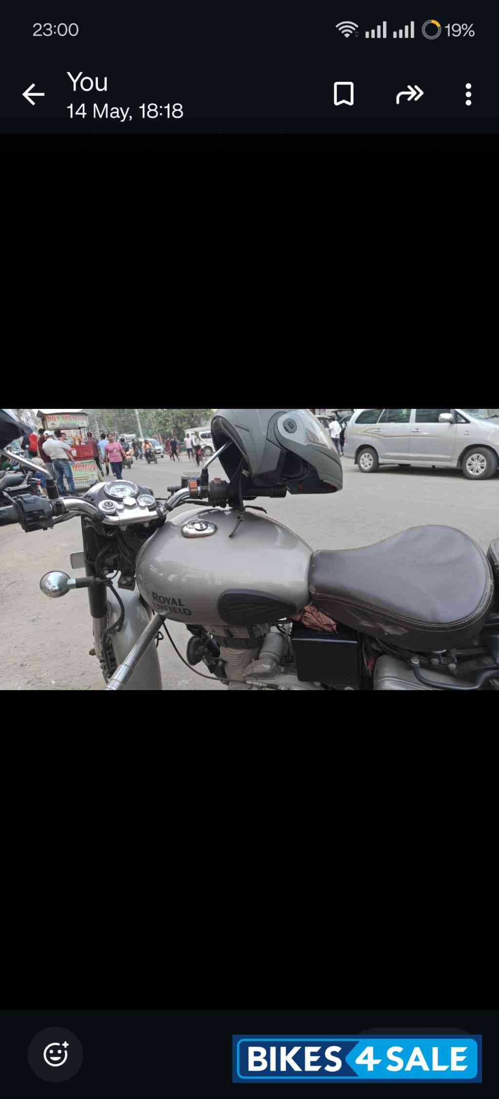 Grey Royal Enfield Classic 350