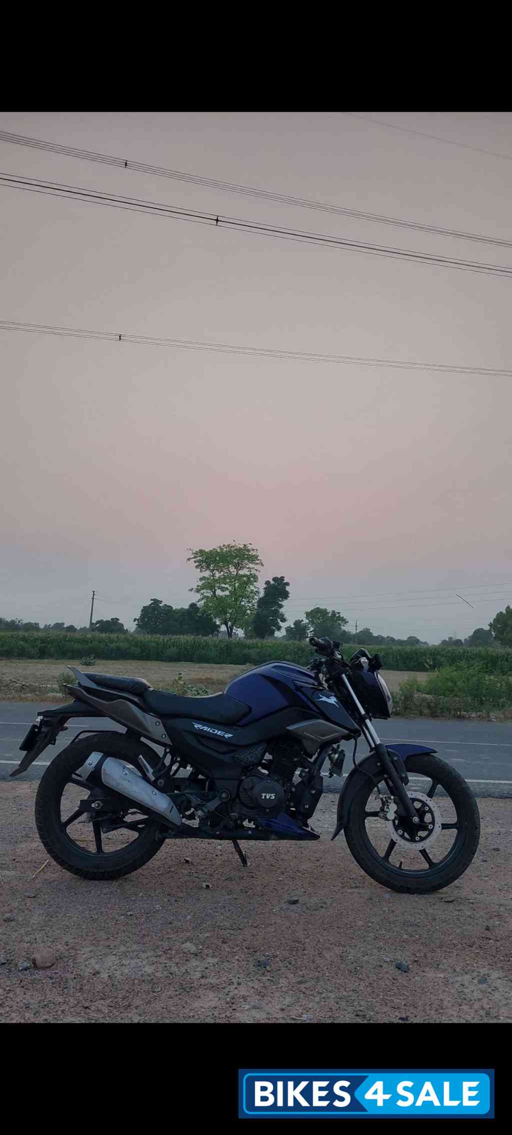 Blaze Blue TVS Raider Split Seat