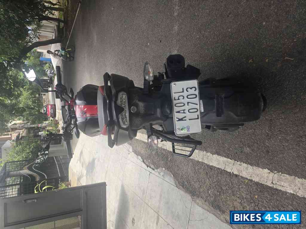 Mat Black And Red TVS Apache RTR 160 4V